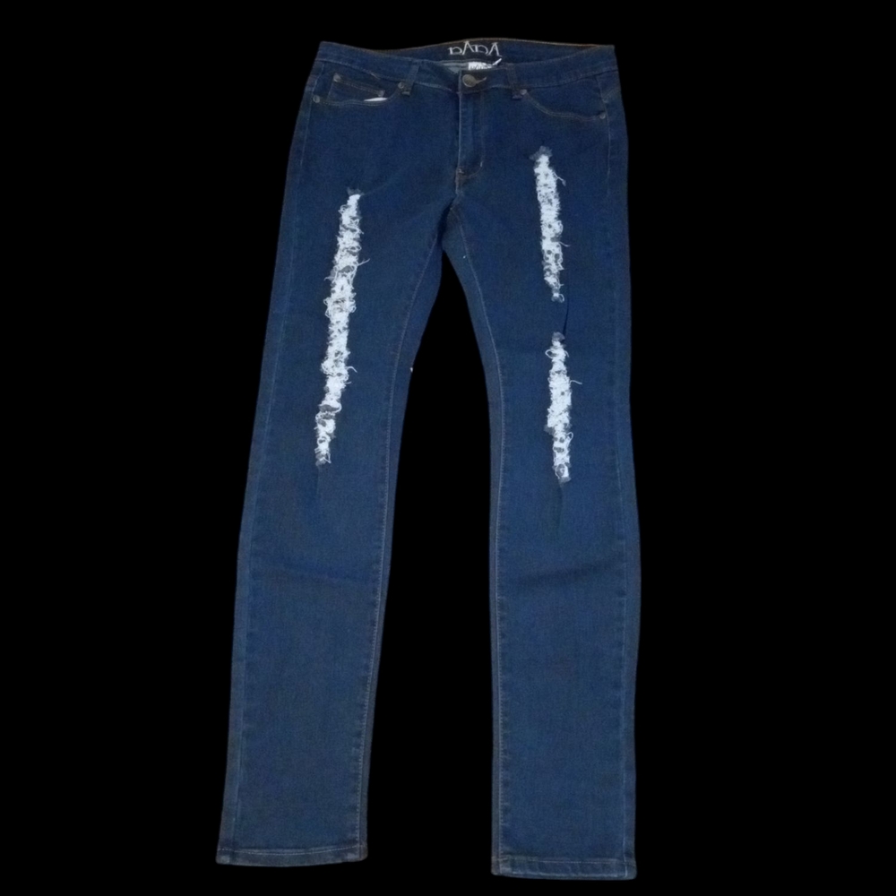 Juniors Blue DISTRESSED Jeans